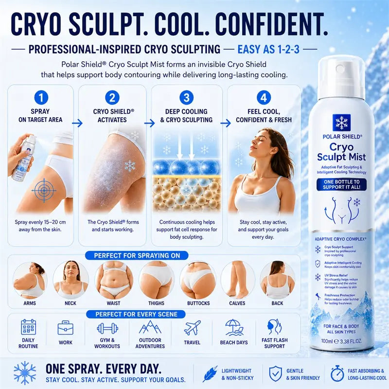 POLAR SHIELD® 4-in-1 Cryo Sculpt Mist