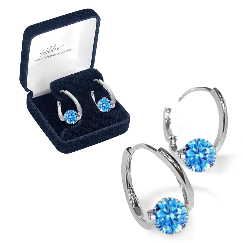 🔥LAST DAY SALE-80% OFF 丨CZTICLE®Lymphvity MagneTherapy Germanium Earrings👩⚕️