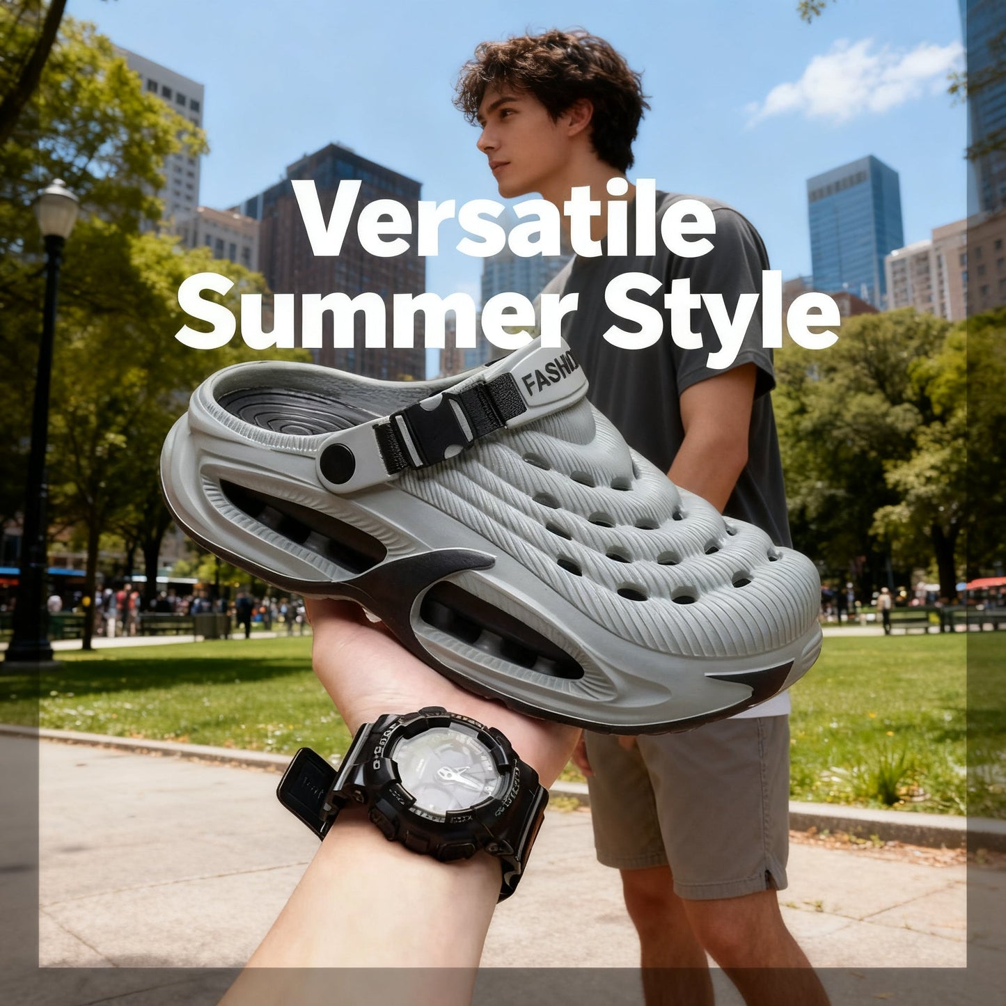 Fashion Outdoor Breathable Slip-On Shoes
