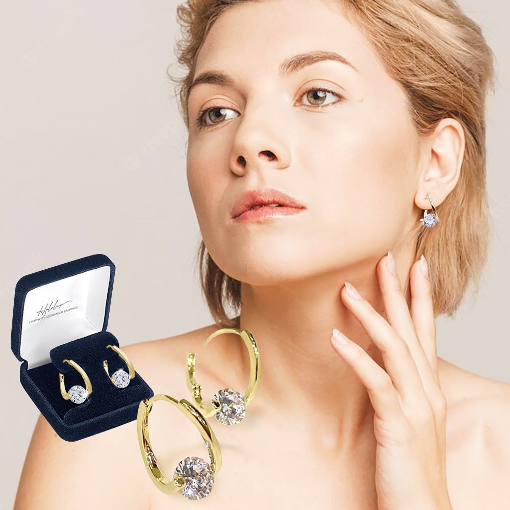 🔥LAST DAY SALE-80% OFF 丨❤️CZTICLE®Lymphvity MagneTherapy Germanium Earrings