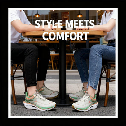 2026 Spring New Couple Running Shoes - Lightweight Breathable Mesh Sport Sneakers, Comfortable Textile Casual Shoes for Men and Women
