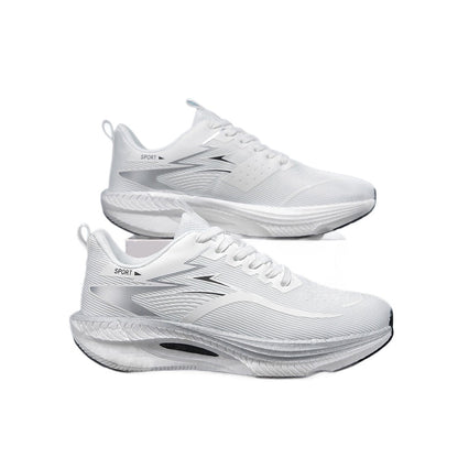 2026 Spring New Couple Running Shoes - Lightweight Breathable Mesh Sport Sneakers, Comfortable Textile Casual Shoes for Men and Women