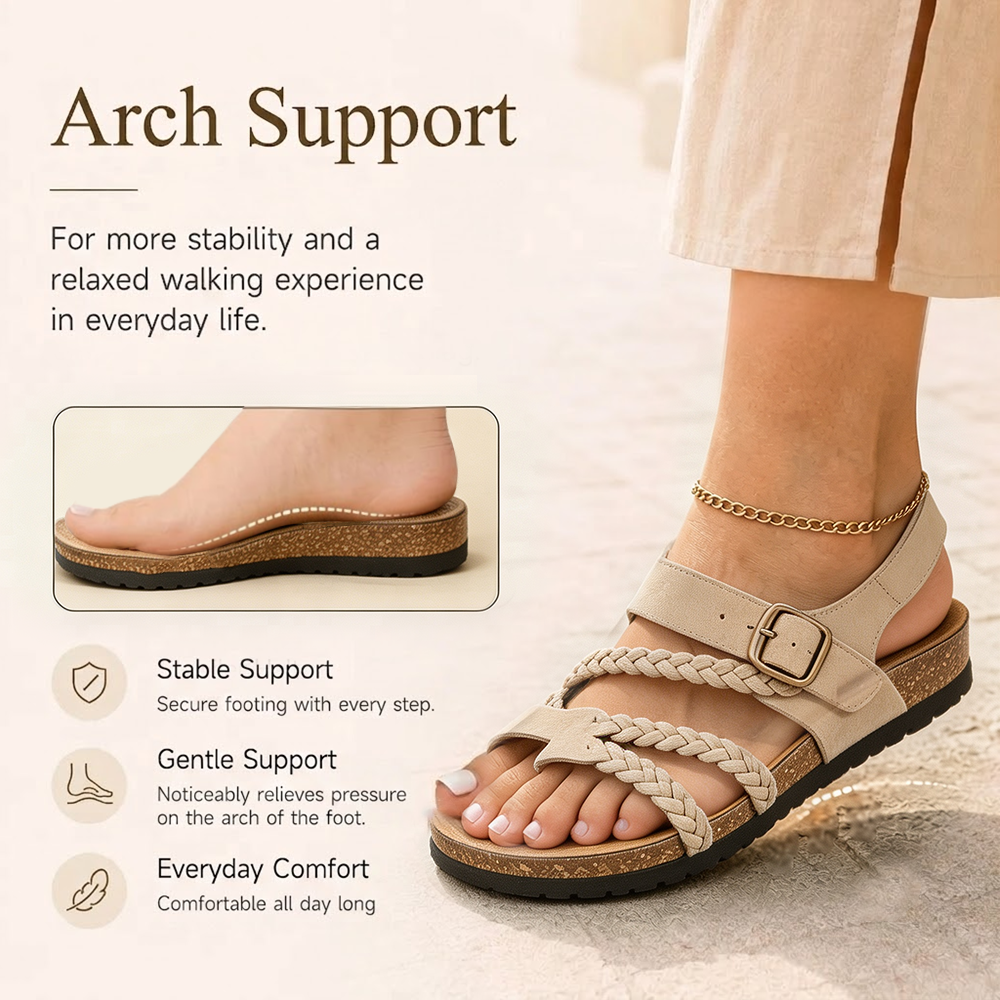 🚨 𝙇𝘼𝙎𝙏 𝘿𝘼𝙔: 𝟴𝟬% 𝙊𝙁𝙁:⭐Comfortable Orthopedic Sandals