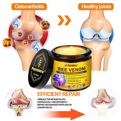 🇬🇧Official U.K Store✨Purelora® Bee Venom Advanced Therapy - Deep Bone Healing & Instant Pain Relief Cream (Official UK Formula)