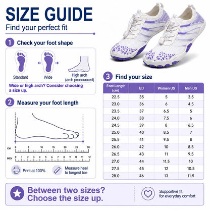 Unisex Barefoot Water Shoes | Inflatable Self-Rescue System | Treats Athlete’s Foot | Memory Foam Arch Support | Waterproof, Breathable & Sand-Resistant | Ultra-Lightweight Quick-Drying Aqua Shoes
