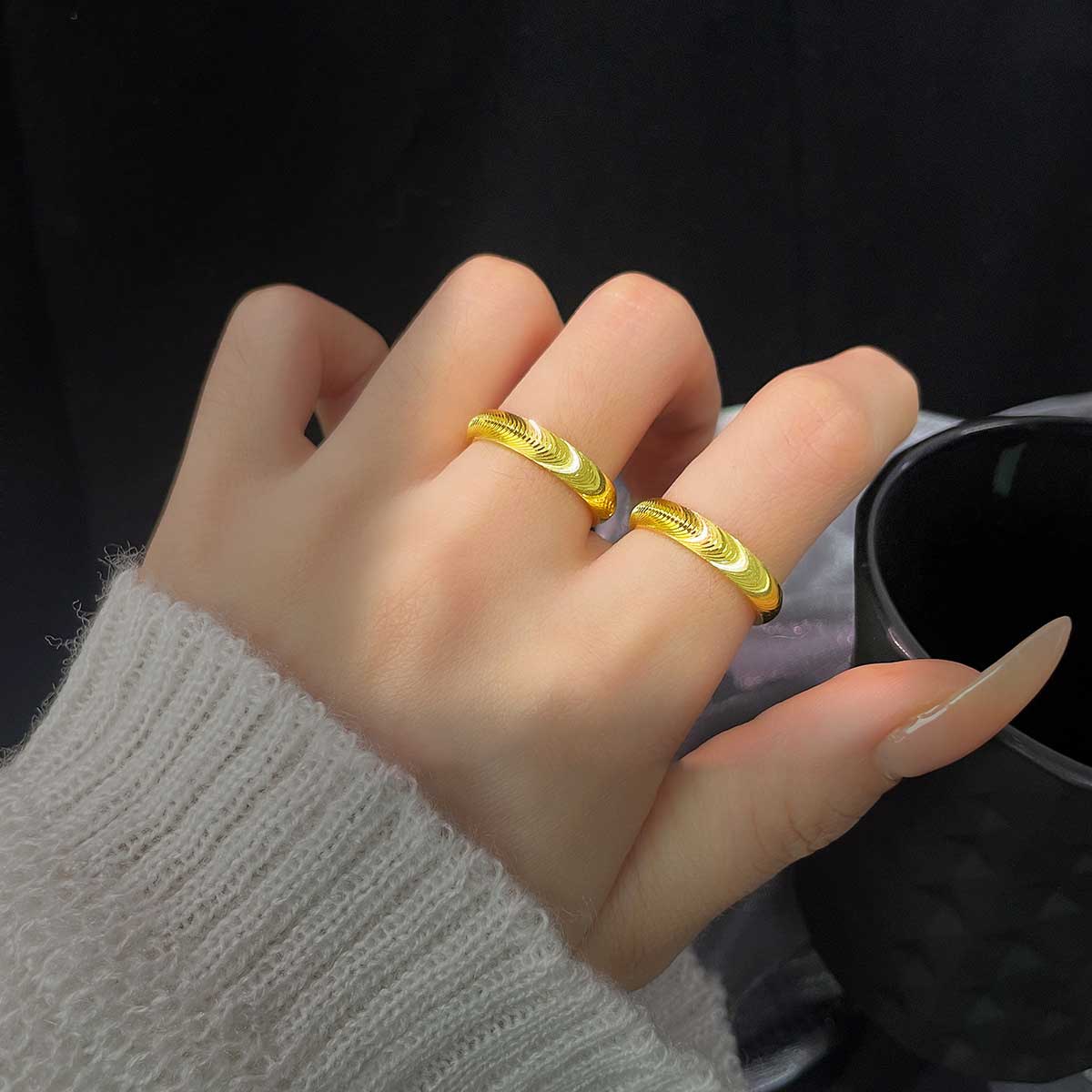 📢（🔥LAST DAY SALE-80% OFF💖) 💖𝐂𝐙𝐓𝐈𝐂𝐋𝐄® Lymphatic magnetic therapy cats eye ring