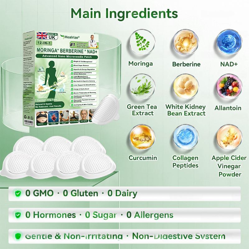𝑶𝒇𝒇𝒊𝒄𝒊𝒂𝒍 𝑺𝒕𝒐𝒓𝒆 | 👩‍⚕️ H𝐞a𝐥r𝐢z𝐞® 1𝟐-𝐈N-1 M𝐨r𝐢n𝐠a * B𝐞r𝐛e𝐫i𝐧e * N𝐀D+ 𝐀d𝐯a𝐧c𝐞d N𝐚n𝐨 𝐌i𝐜r𝐨n𝐞e𝐝l𝐞 𝐏a𝐭c𝐡 (𝐎𝐧𝐜𝐞 𝐃𝐚𝐢𝐥𝐲, 𝐯𝐢𝐬𝐢𝐛𝐥𝐞 𝐜𝐡𝐚𝐧𝐠𝐞𝐬 𝐢𝐧 𝟕 𝐝𝐚𝐲𝐬）🚀F𝐨r 𝐎𝐛𝐞𝐬𝐢𝐭𝐲, 𝐋o𝐨s𝐞 𝐒k𝐢n, 𝐃𝐢𝐚𝐛𝐞𝐭𝐞𝐬, 𝐒𝐥𝐞𝐞𝐩 𝐀𝐩𝐧𝐞𝐚, 𝐀𝐧𝐝 𝐉𝐨𝐢𝐧𝐭 𝐈𝐬𝐬𝐮𝐞𝐬 , 𝐉𝐨𝐢𝐧𝐭 𝐈𝐬𝐬𝐮𝐞𝐬 𝐀𝐧𝐝 m𝐨r𝐞🚀