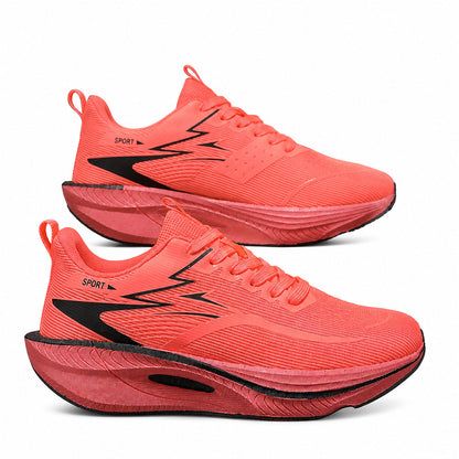 2026 Spring New Couple Running Shoes - Lightweight Breathable Mesh Sport Sneakers, Comfortable Textile Casual Shoes for Men and Women