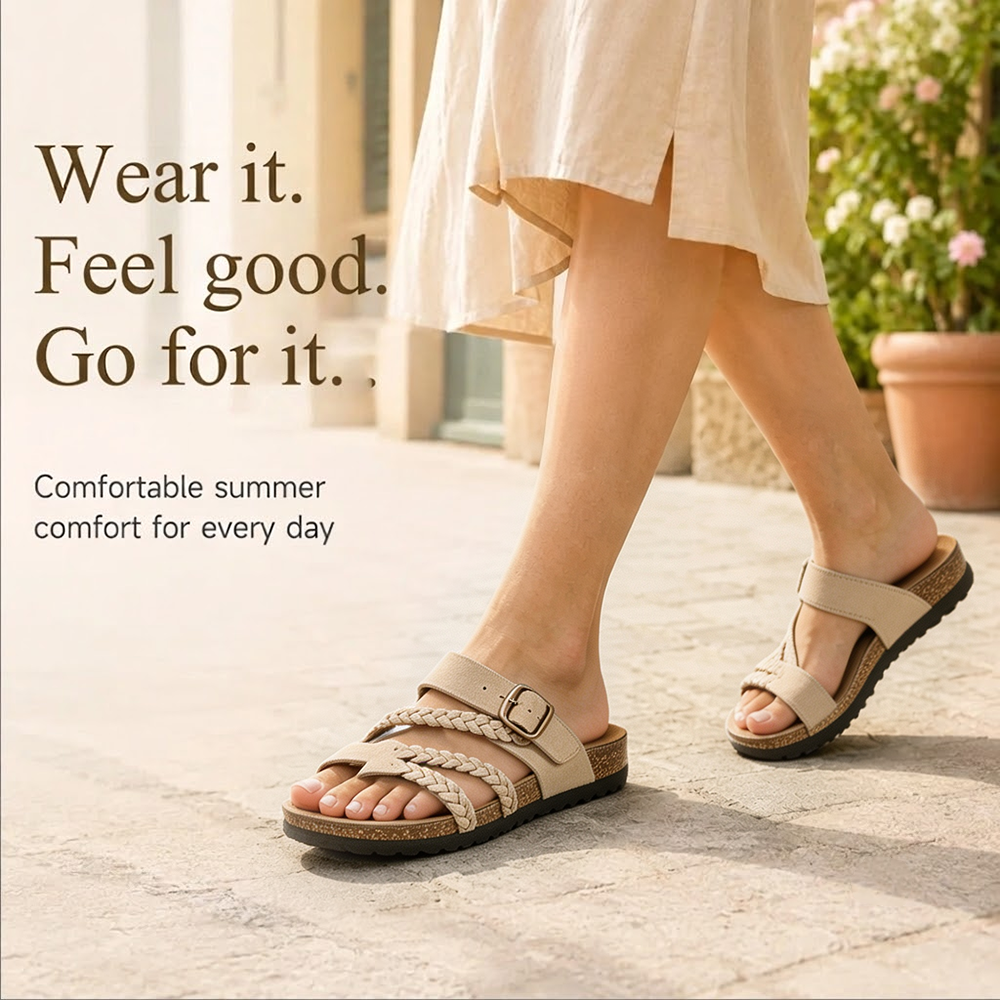 🚨 𝙇𝘼𝙎𝙏 𝘿𝘼𝙔: 𝟴𝟬% 𝙊𝙁𝙁:⭐Comfortable Orthopedic Sandals