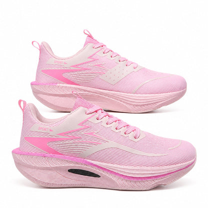 2026 Spring New Couple Running Shoes - Lightweight Breathable Mesh Sport Sneakers, Comfortable Textile Casual Shoes for Men and Women