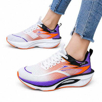 2026 Spring New Couple Running Shoes - Lightweight Breathable Mesh Sport Sneakers, Comfortable Textile Casual Shoes for Men and Women