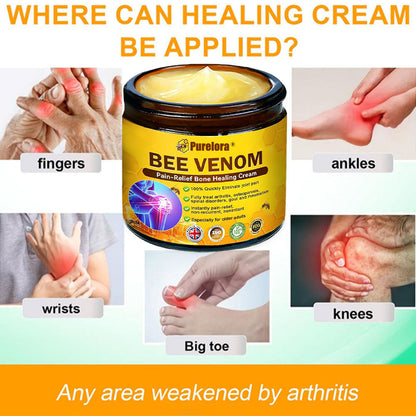 🇬🇧Official U.K Store✨Purelora® Bee Venom Advanced Therapy - Deep Bone Healing & Instant Pain Relief Cream (Official UK Formula)