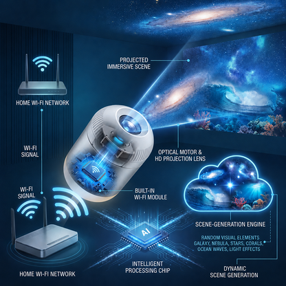 Topacme  Billhol® Night Light Projector