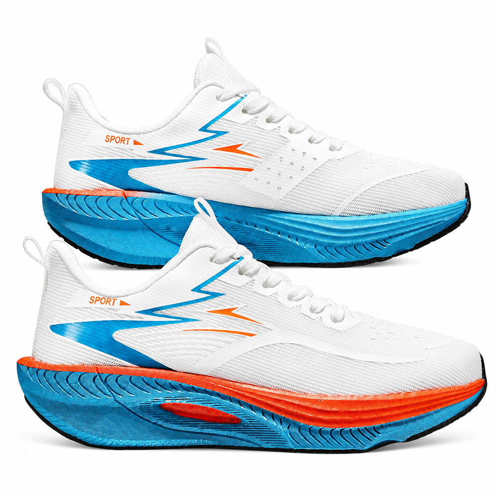 2026 Spring New Couple Running Shoes - Lightweight Breathable Mesh Sport Sneakers, Comfortable Textile Casual Shoes for Men and Women