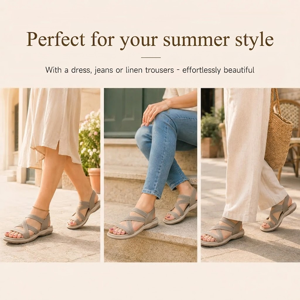 🚨 𝙇𝘼𝙎𝙏 𝘿𝘼𝙔: 𝟴𝟬% 𝙊𝙁𝙁:⭐Comfortable Orthopedic Sandals