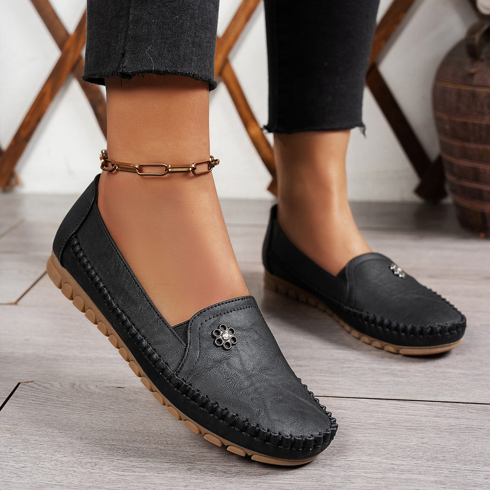 🔥Best Seller-Last Day Sale 60% OFF🔥 Orthopedic leather shoes, Lightweight, Anti-Slip, Breathable for Women