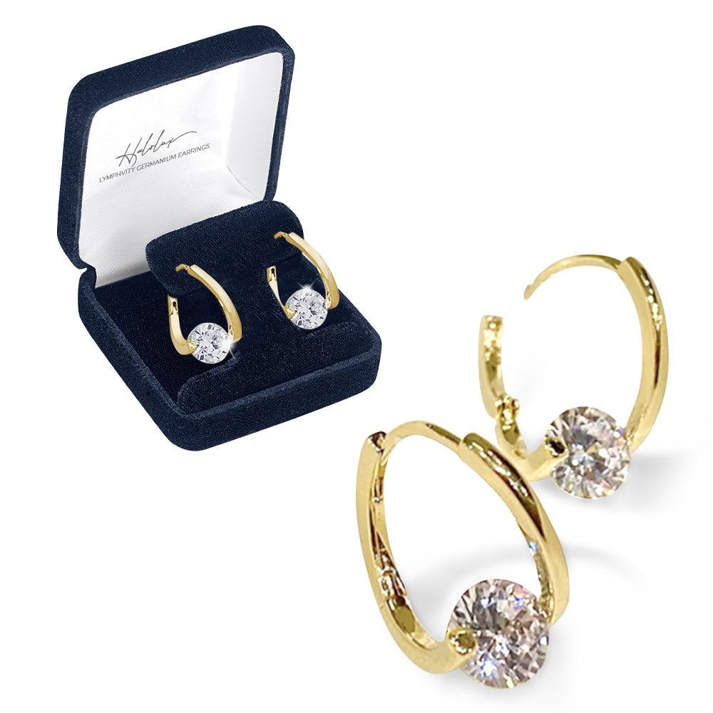 🔥LAST DAY SALE-80% OFF 丨❤️CZTICLE®Lymphvity MagneTherapy Germanium Earrings