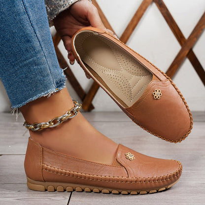 🔥Best Seller-Last Day Sale 60% OFF🔥 Orthopedic leather shoes, Lightweight, Anti-Slip, Breathable for Women