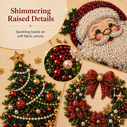 🧘Relaxing & Beginner-Friendly - 🎨💎DIY Christmas Pearl Art Kit