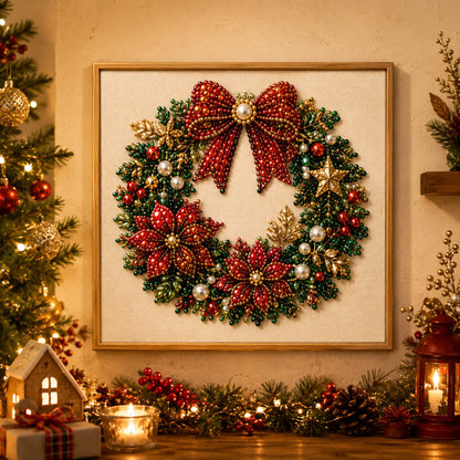 🧘Relaxing & Beginner-Friendly - 🎨💎DIY Christmas Pearl Art Kit